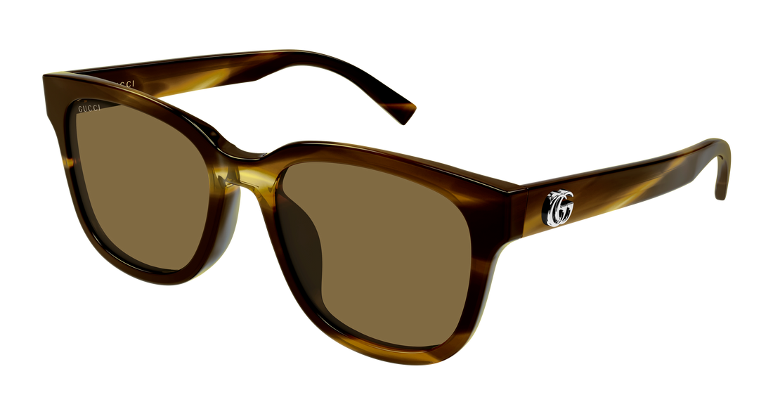 Occhiali da sole gucci gg2126sk 003 havana round/oval/panthos femenino taglia 55mm - Vista principale