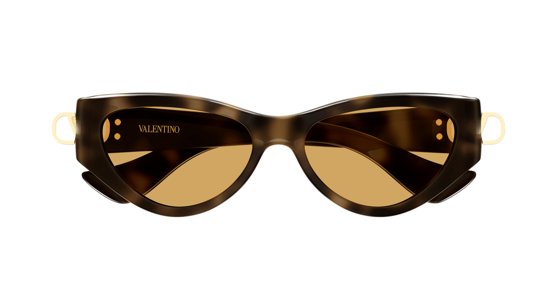 Occhiali da sole valentino vg0014s 003 havana cat eye femenino taglia 54mm - Vista dettagliata