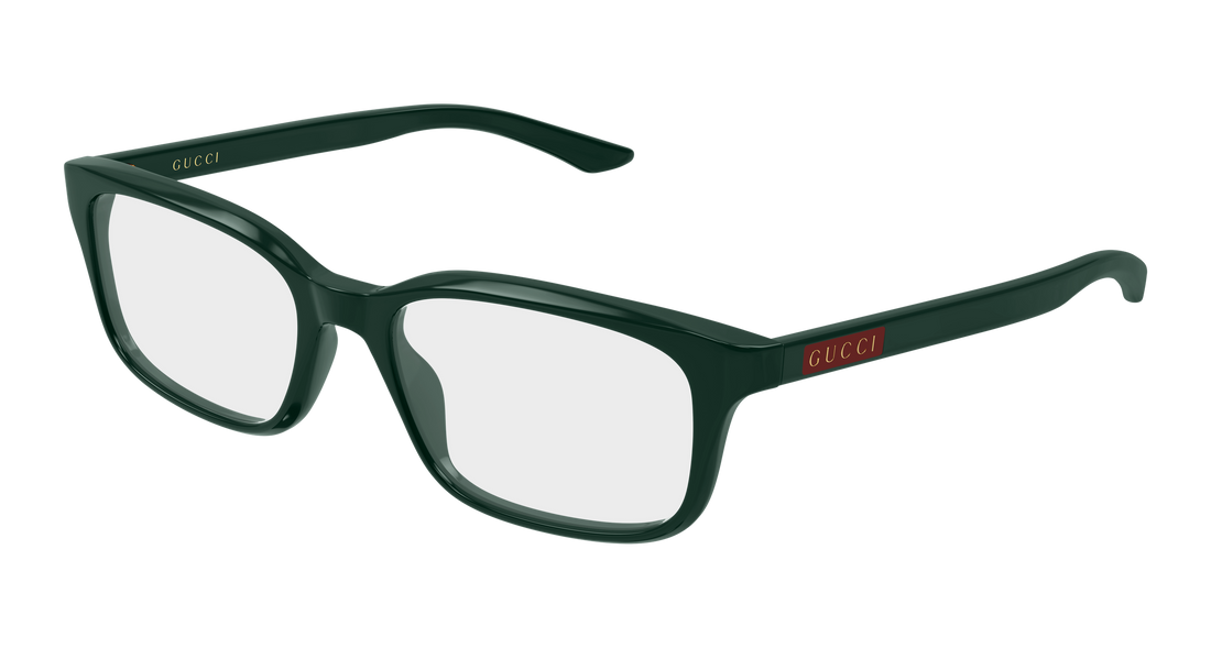 Occhiali da vista gucci gg2082o 007 verde rectangular / squared masculino taglia 54mm - Vista principale