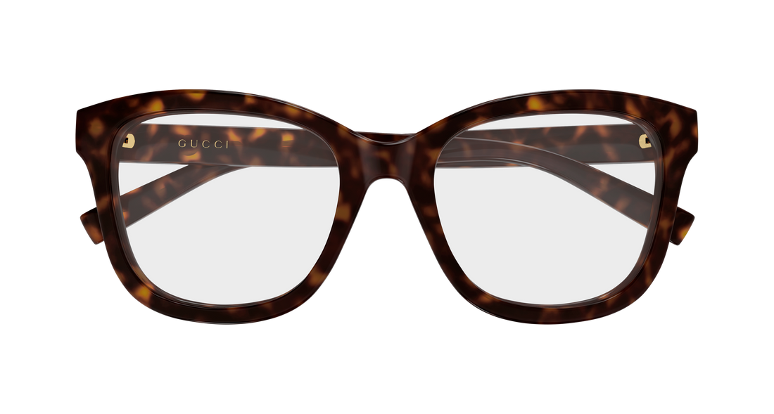Occhiali da vista gucci gg2104o 002 havana rectangular / squared femenino taglia 53mm - Vista dettagliata