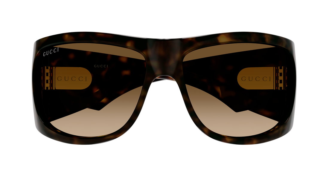 Sunglasses gucci gg2170s 003 havana geometrical/directional femenino size 66mm - Detailed view
