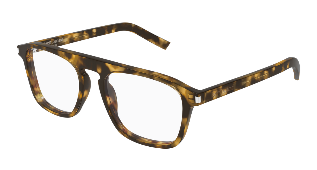 Lunettes de vue saint laurent sl 157 013 havana rectangular / squared masculino taille 52mm - Vue principale