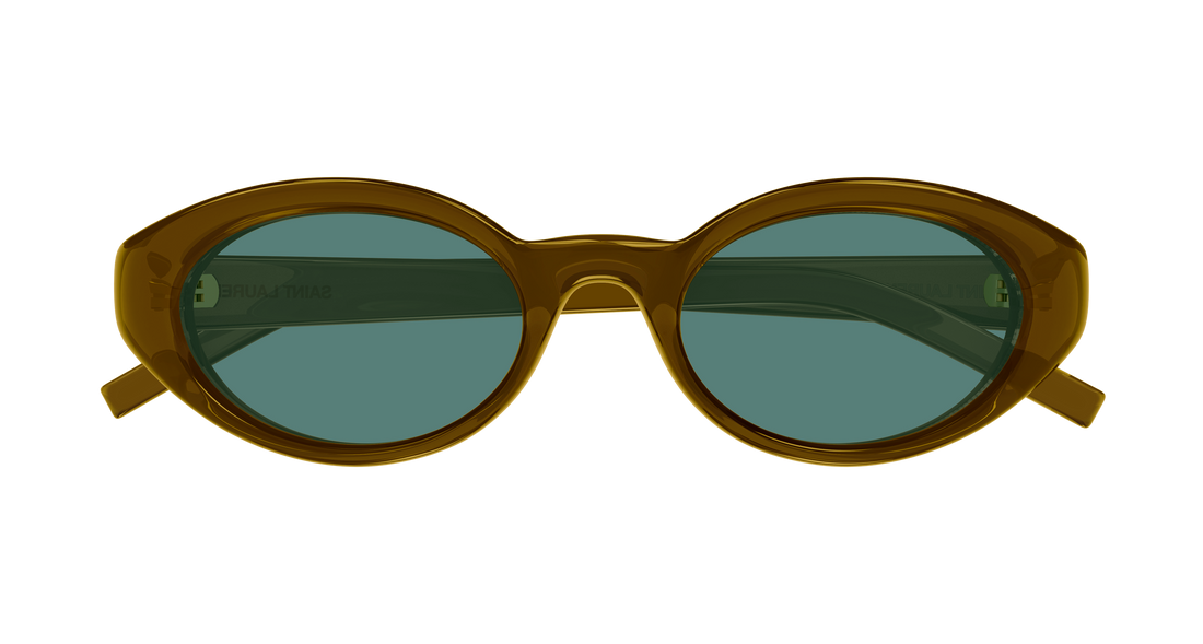 Lunettes de soleil saint laurent sl 567 plump 003 marron cat eye femenino taille 51mm - Vue détaillée