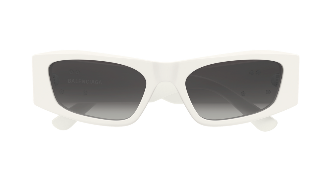 Sunglasses balenciaga bb0478s 004 blanco geometrical/directional femenino size 55mm - Detailed view