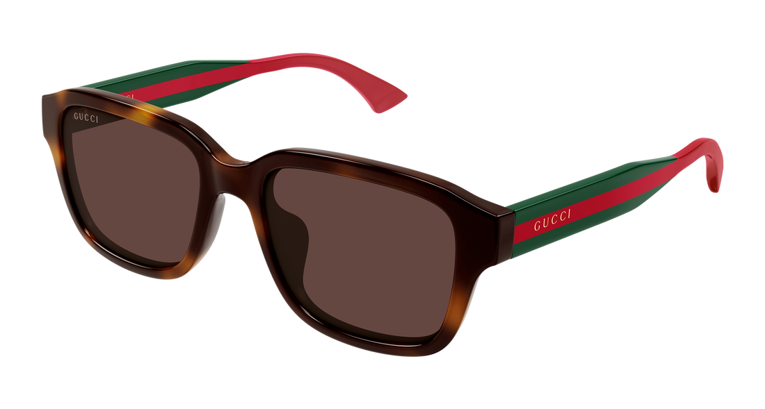 Sonnenbrillen gucci gg2120sa 002 havana rectangular / squared masculino größe 55mm - Hauptansicht