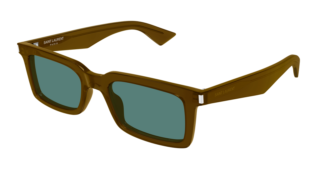 Solbriller saint laurent sl 860 004 marron rectangular / squared masculino størrelse 52mm - Hovedvisning