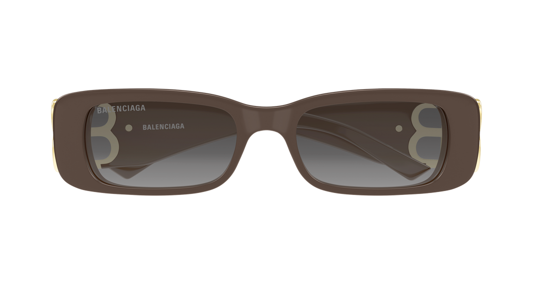 Gafas de sol balenciaga bb0096s 029 marron rectangular / squared femenino talla 51mm - Vista de detalle
