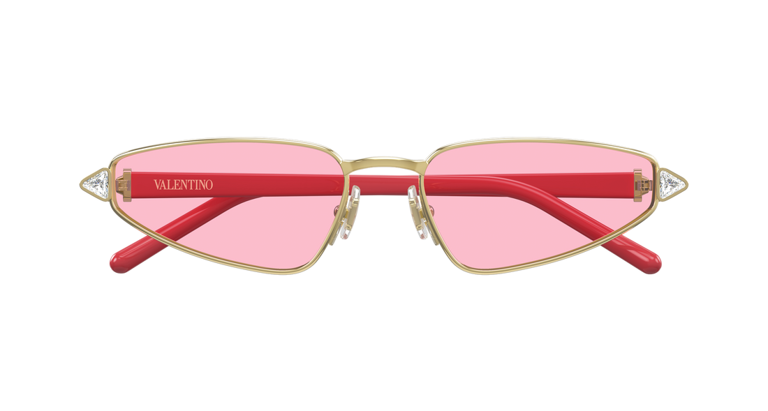 Occhiali da sole valentino vg0035s 002 dorado cat eye femenino taglia 57mm - Vista dettagliata