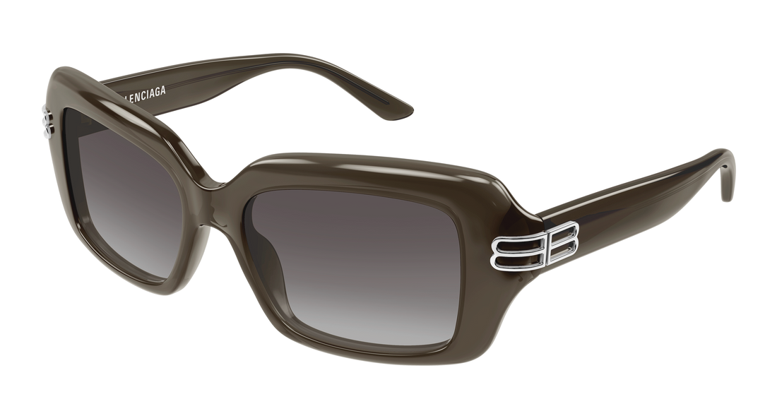 Sunglasses balenciaga bb0465s 004 marron rectangular / squared femenino size 56mm - Main view