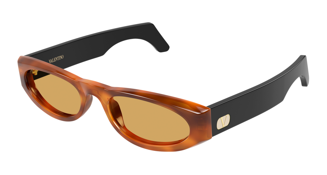 Occhiali da sole valentino vg0007s 002 havana geometrical/directional femenino taglia 53mm - Vista principale