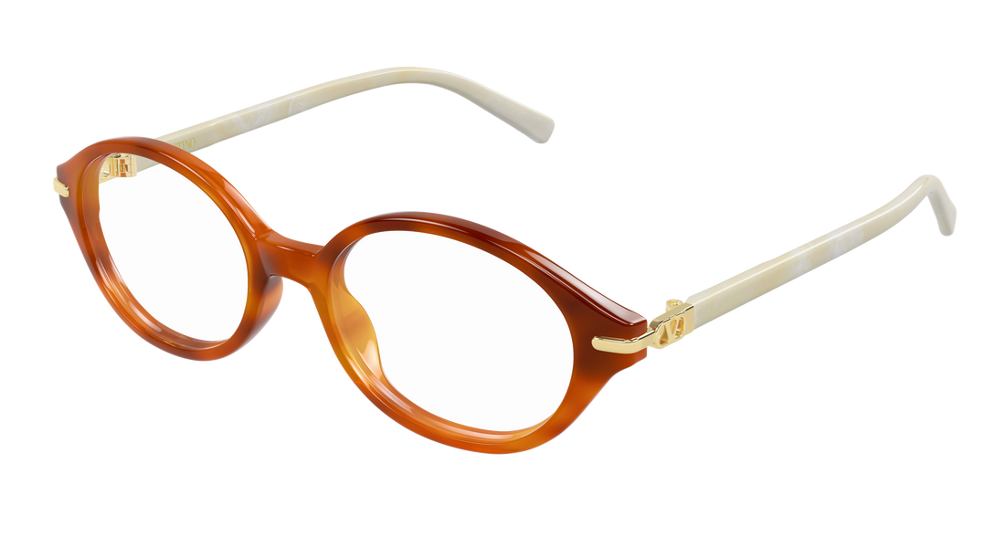 Dioptrijske naočale valentino vg0049o 003 havana round/oval/panthos femenino veličina 50mm - Glavni prikaz