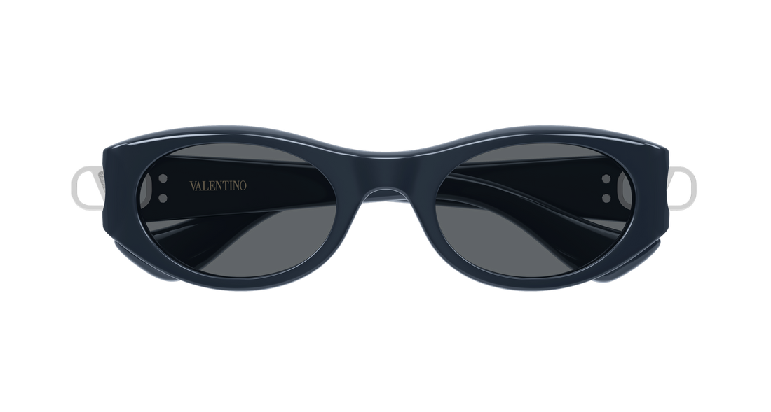 Solbriller valentino vg0015s 006 azul round/oval/panthos femenino størrelse 52mm - Detaljeret visning