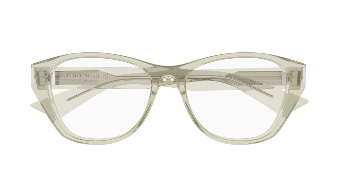 Lunettes de vue saint laurent sl 929 004 verde cat eye femenino taille 55mm - Vue détaillée