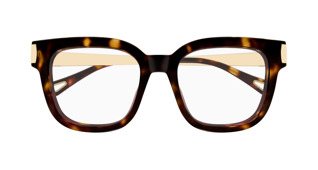 Óculos graduados chloé ch0353o 002 havana rectangular / squared femenino tamanho 52mm - Vista de detalhe