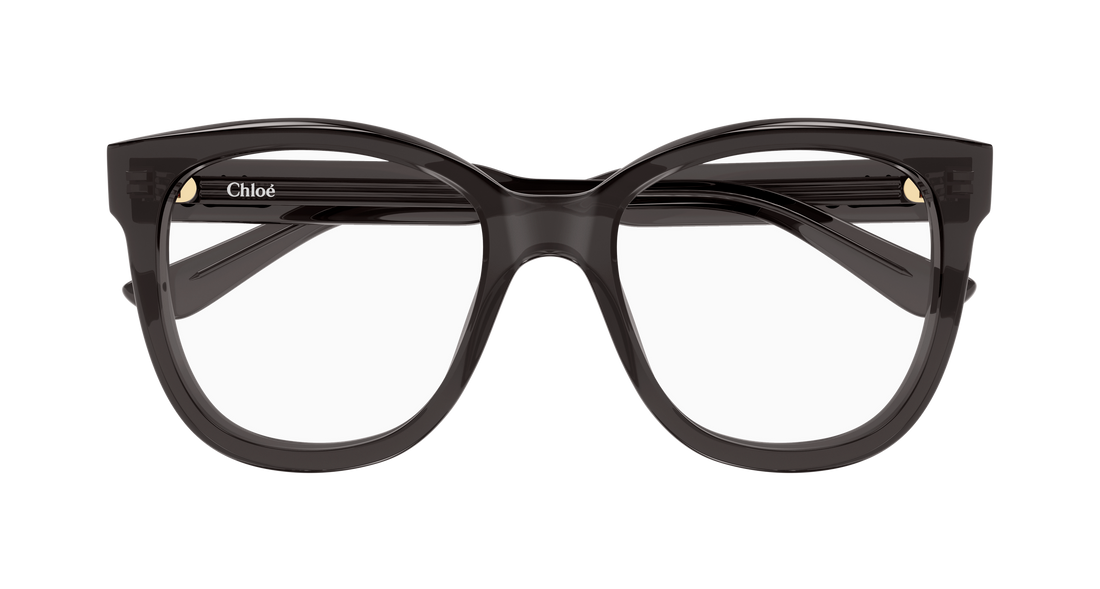 Briller chloé ch0378o 001 gris rectangular / squared femenino størrelse 54mm - Detaljeret visning