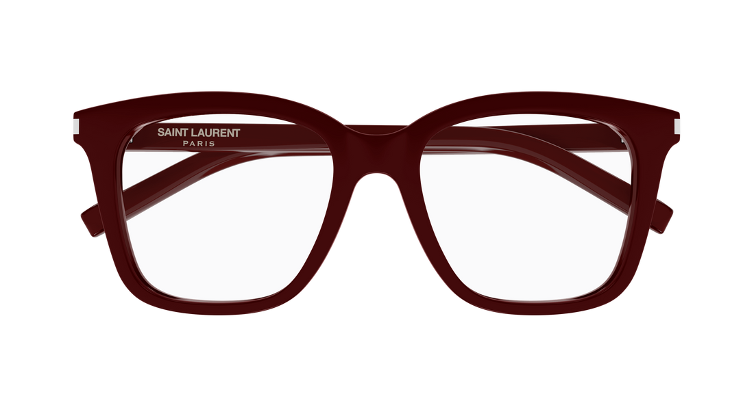 Occhiali da vista saint laurent sl 166 008 burdeos rectangular / squared femenino taglia 51mm - Vista dettagliata