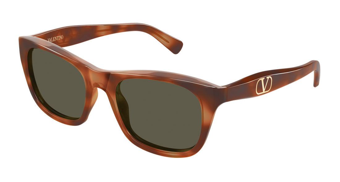 Occhiali da sole valentino vg0013sk 002 havana rectangular / squared femenino taglia 55mm - Vista principale