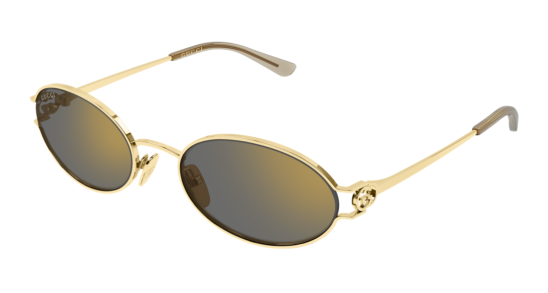 Sunčane naočale gucci gg2233s 003 dorado round/oval/panthos femenino veličina 55mm - Glavni prikaz