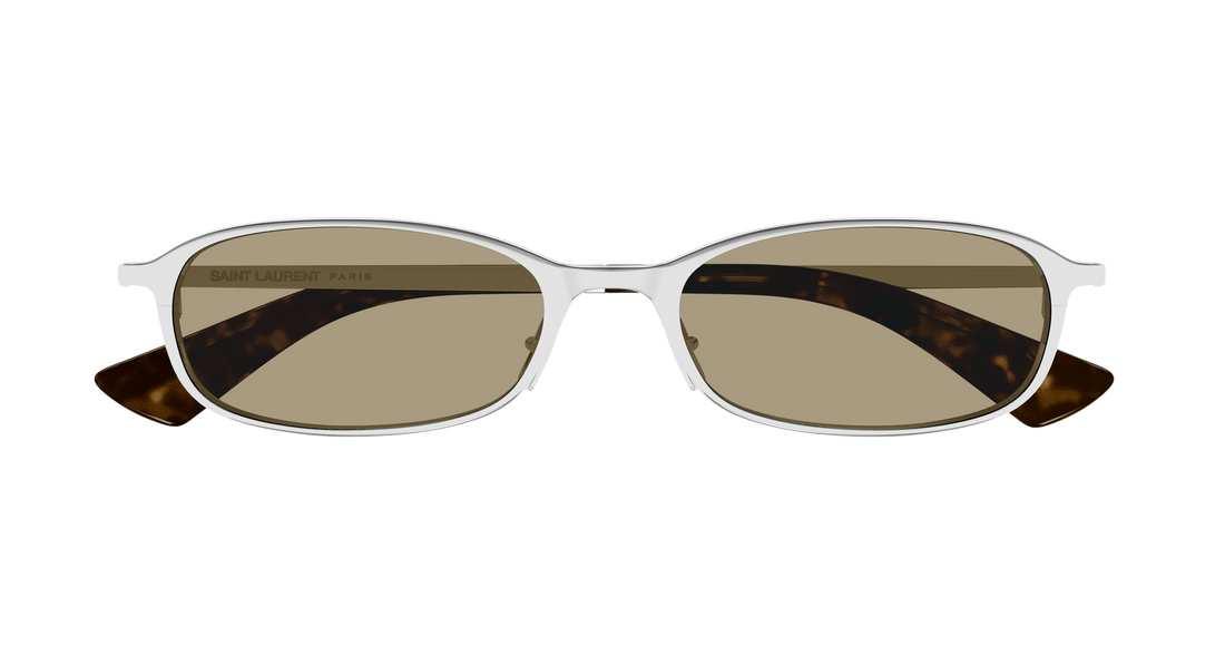 Lunettes de soleil saint laurent sl 934 mia 003 plateado round/oval/panthos femenino taille 52mm - Vue détaillée