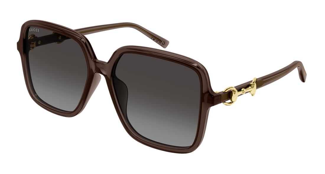 Sunčane naočale gucci gg2219sa 003 marron butterfly femenino veličina 59mm - Glavni prikaz