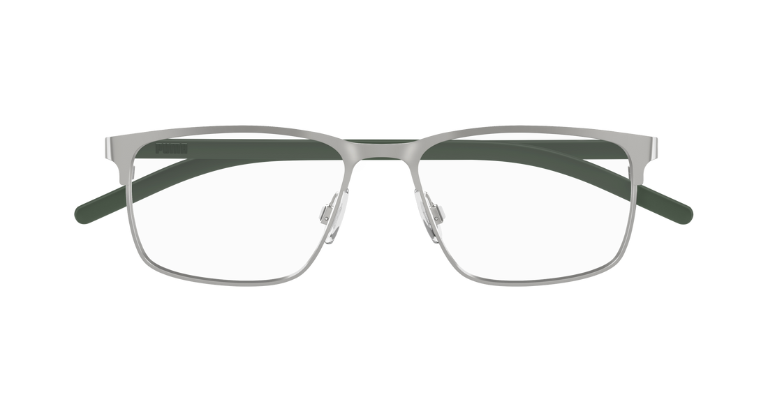 Prescription glasses puma pu0553o 007 plateado rectangular / squared masculino size 60mm - Detailed view
