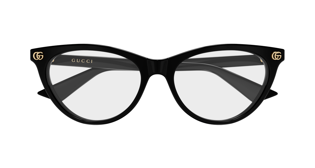 Occhiali da vista gucci gg2112o 001 negro cat eye femenino taglia 53mm - Vista dettagliata