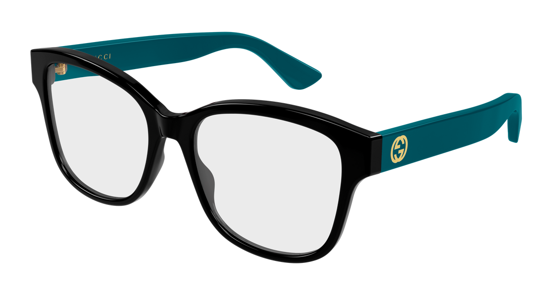 Brillen gucci gg1340o 011 negro rectangular / squared femenino größe 54mm - Hauptansicht