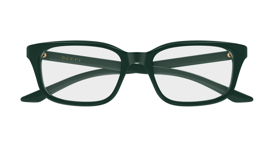 Occhiali da vista gucci gg2082o 007 verde rectangular / squared masculino taglia 54mm - Vista dettagliata
