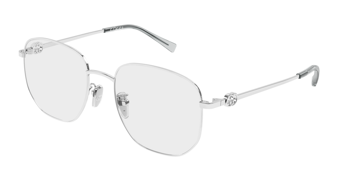 Occhiali da vista gucci gg2146oa 002 plateado rectangular / squared femenino taglia 54mm - Vista principale