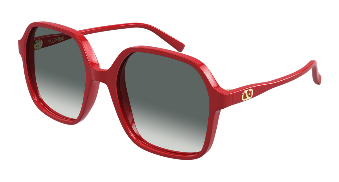 Occhiali da sole valentino vg0018s 006 rojo rectangular / squared femenino taglia 56mm - Vista principale