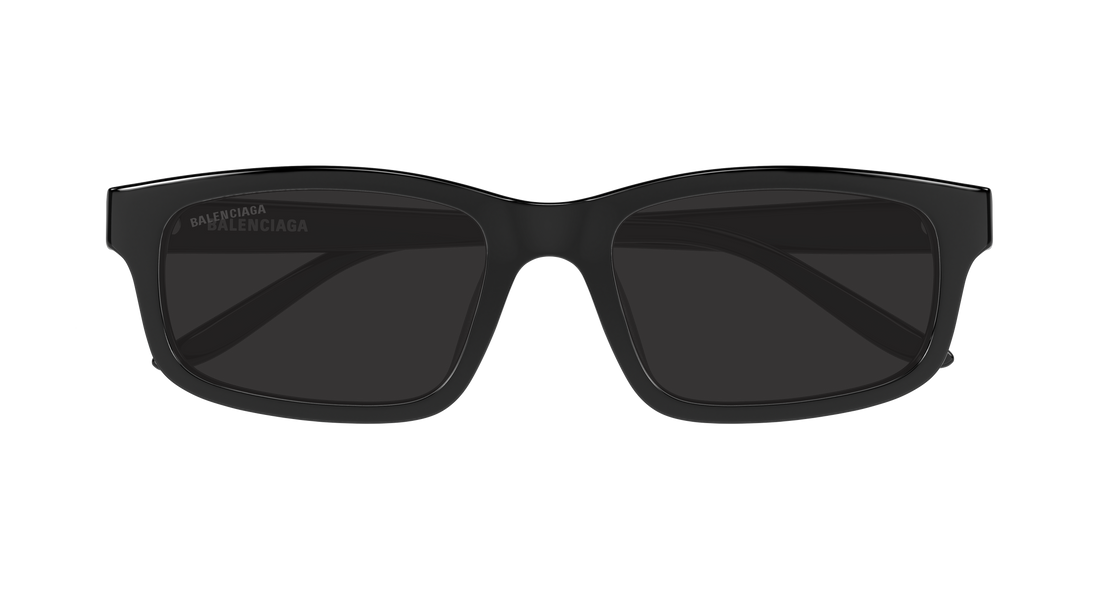 Gafas de sol balenciaga bb0528sk 001 negro rectangular / squared masculino talla 56mm - Vista de detalle
