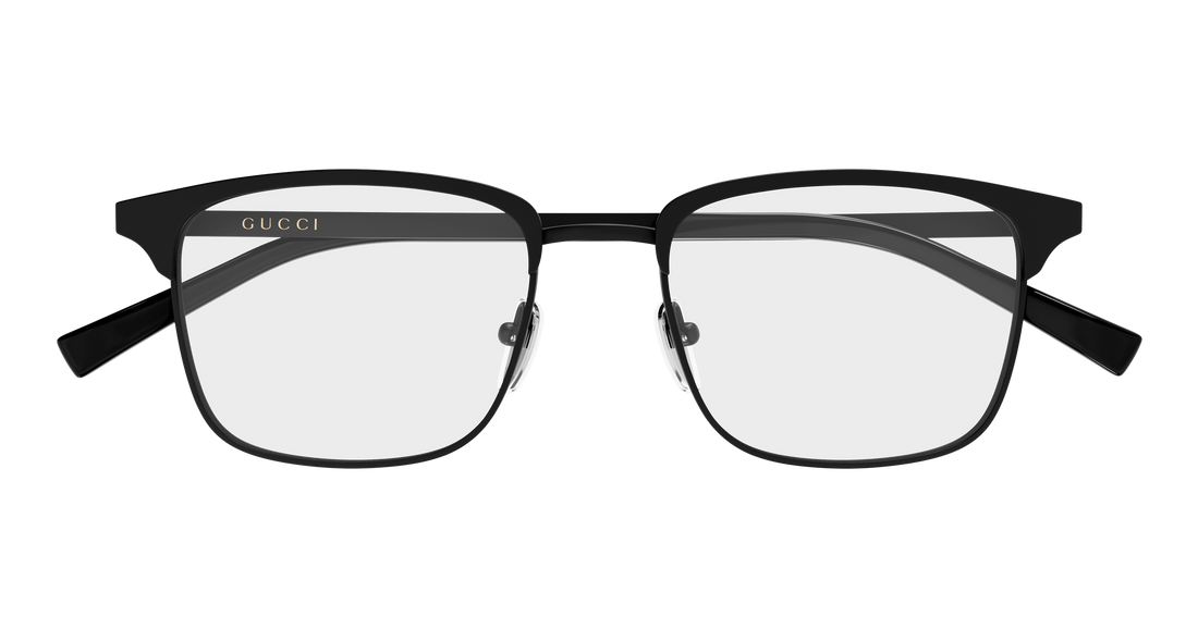 Occhiali da vista gucci gg2135o 003 negro rectangular / squared masculino taglia 53mm - Vista dettagliata