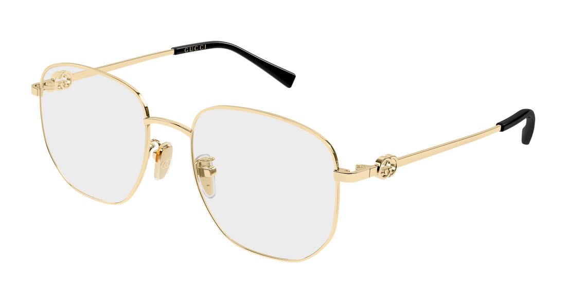 Brillen gucci gg2146oa 001 dorado rectangular / squared femenino größe 54mm - Hauptansicht