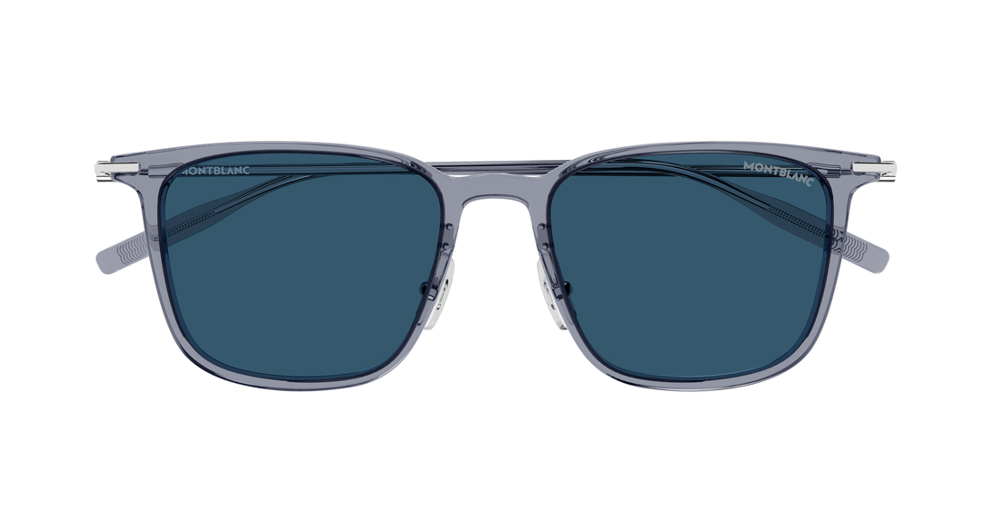 Sonnenbrillen montblanc mb0354s 008 gris rectangular / squared masculino größe 52mm - Detailansicht