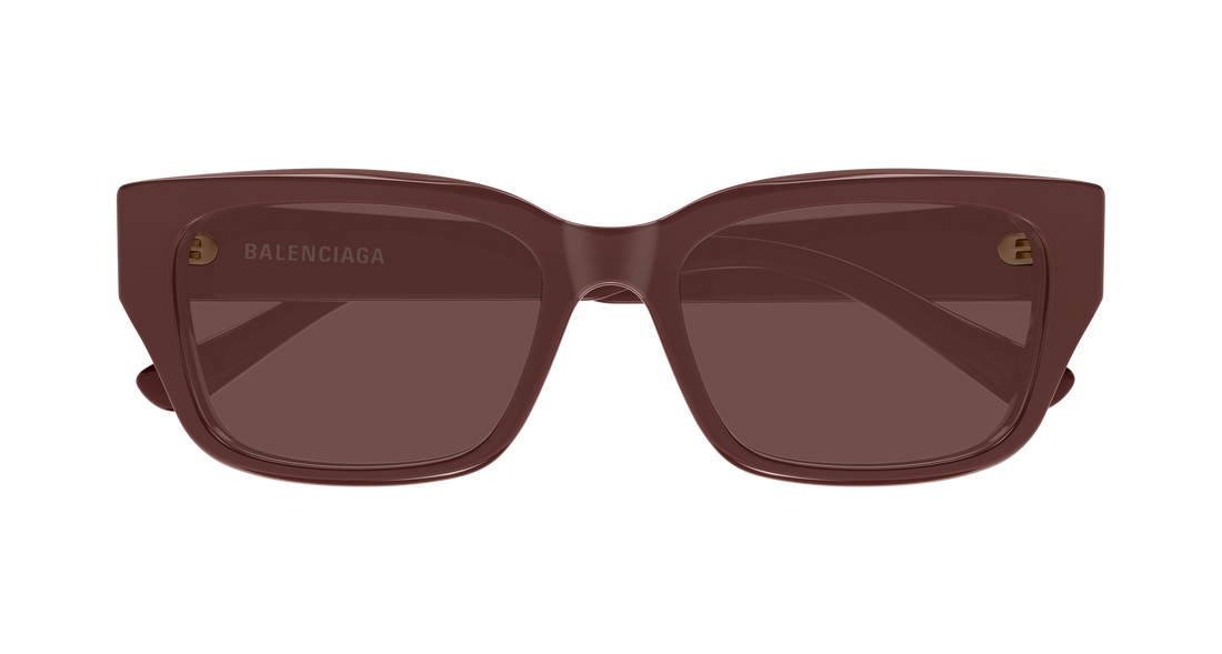 Sunglasses balenciaga bb0480sk 004 burdeos rectangular / squared unisex size 56mm - Detailed view