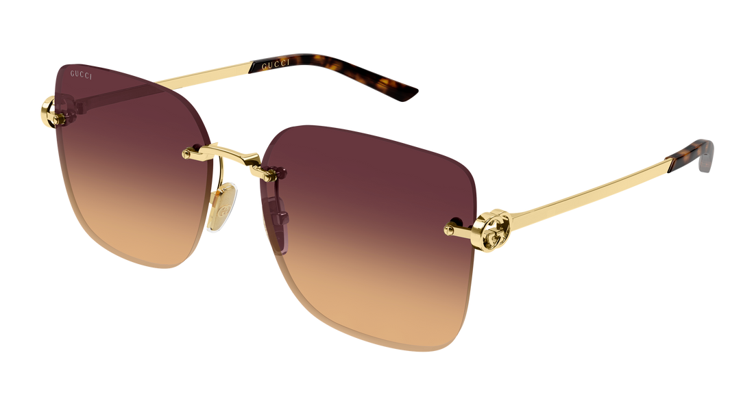 Sunčane naočale gucci gg2229sa 003 dorado butterfly femenino veličina 60mm - Glavni prikaz