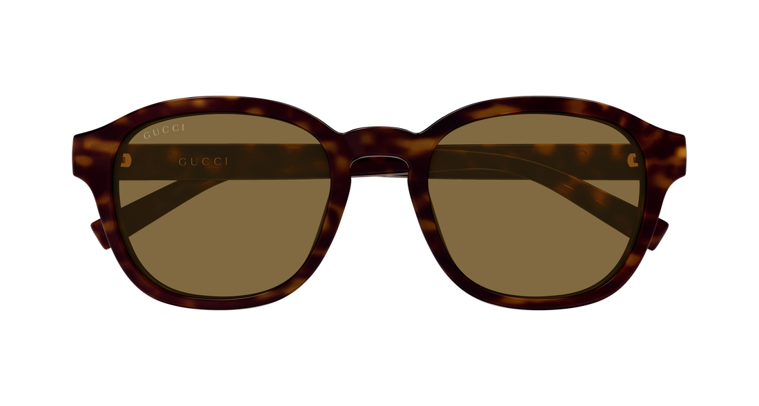 Sonnenbrillen gucci gg2109sk 002 havana round/oval/panthos masculino größe 53mm - Detailansicht