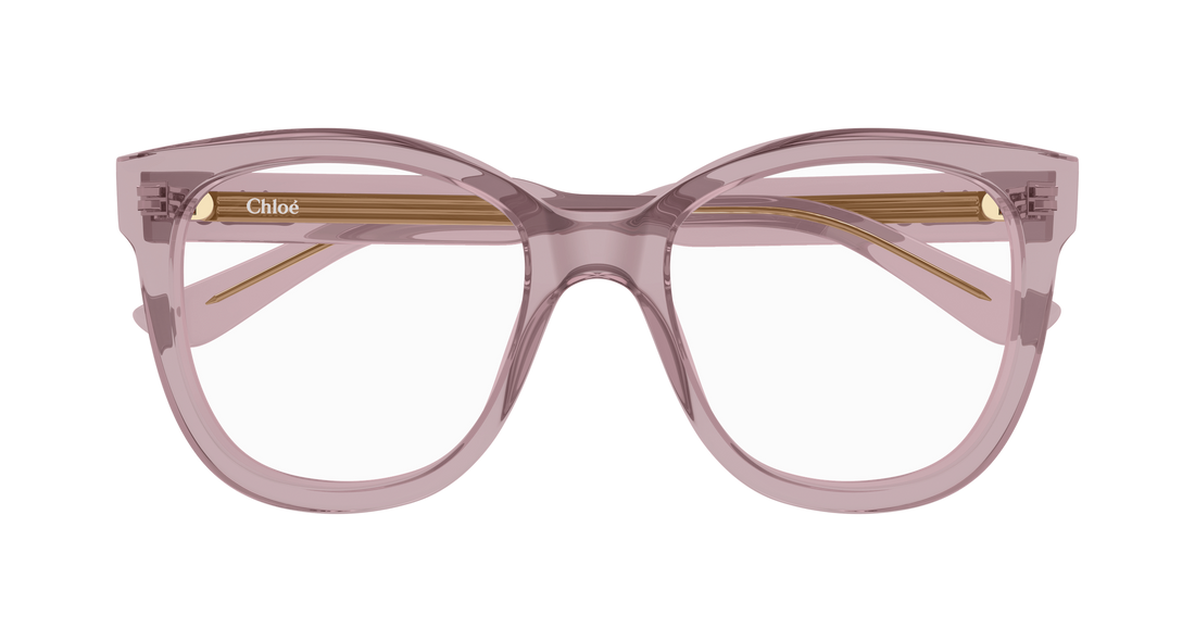 Occhiali da vista chloé ch0378o 004 rosa rectangular / squared femenino taglia 54mm - Vista dettagliata