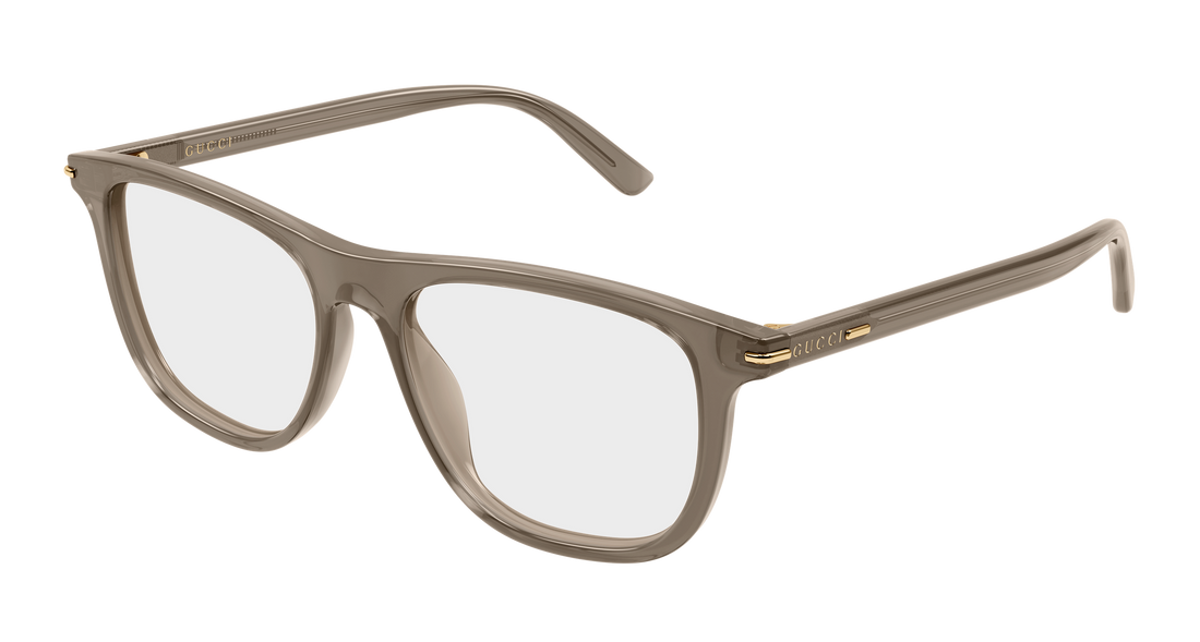 Occhiali da vista gucci gg2130o 003 marron rectangular / squared masculino taglia 53mm - Vista principale