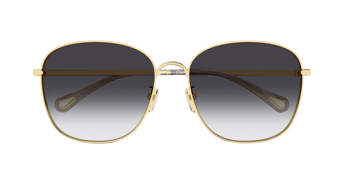 Zonnebrillen chloé ch0407sk 001 dorado round/oval/panthos femenino maat 59mm - Detailaanzicht