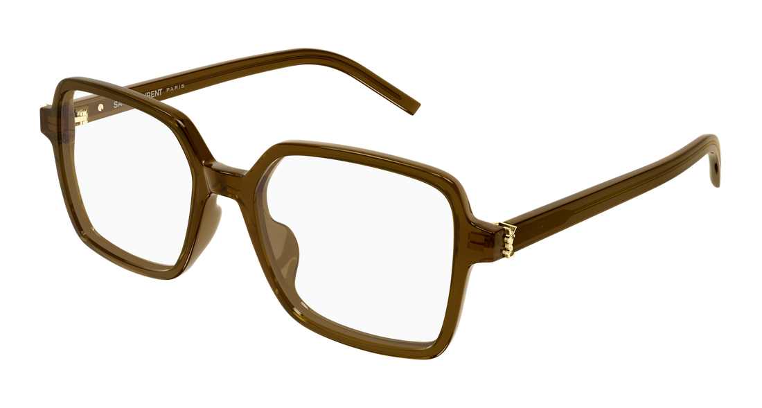 Lunettes de vue saint laurent sl m139 009 marron rectangular / squared femenino taille 54mm - Vue principale
