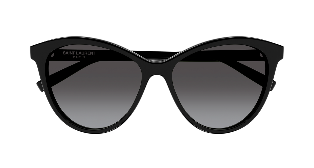 Occhiali da sole saint laurent sl 456 008 negro cat eye femenino taglia 57mm - Vista dettagliata
