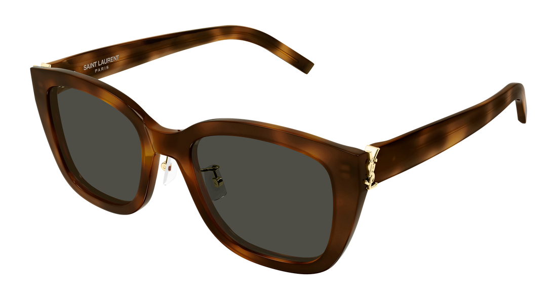 Solbriller saint laurent sl m176/k 003 havana cat eye femenino størrelse 55mm - Hovedvisning