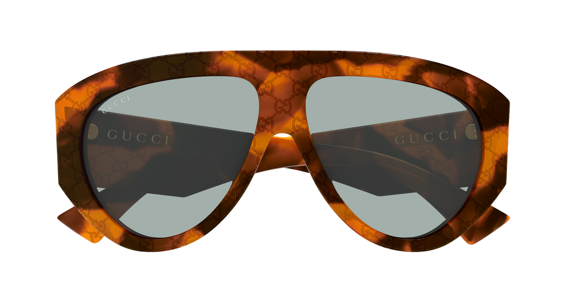 Sonnenbrillen gucci gg2128s 003 havana pilot/navigator masculino größe 58mm - Detailansicht