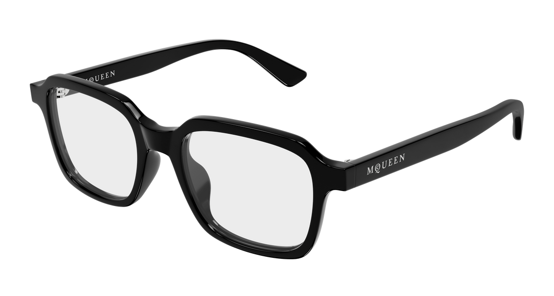 Brillen alexander mcqueen am0572o 001 negro rectangular / squared unisex größe 50mm - Hauptansicht