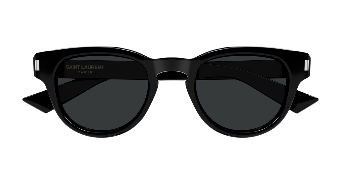 Occhiali da sole saint laurent sl 876 001 negro round/oval/panthos masculino taglia 48mm - Vista dettagliata