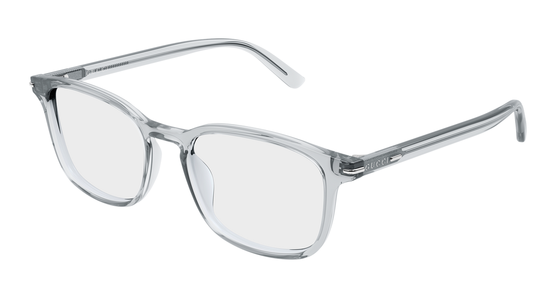 Brillen gucci gg2129o 004 gris rectangular / squared masculino größe 52mm - Hauptansicht