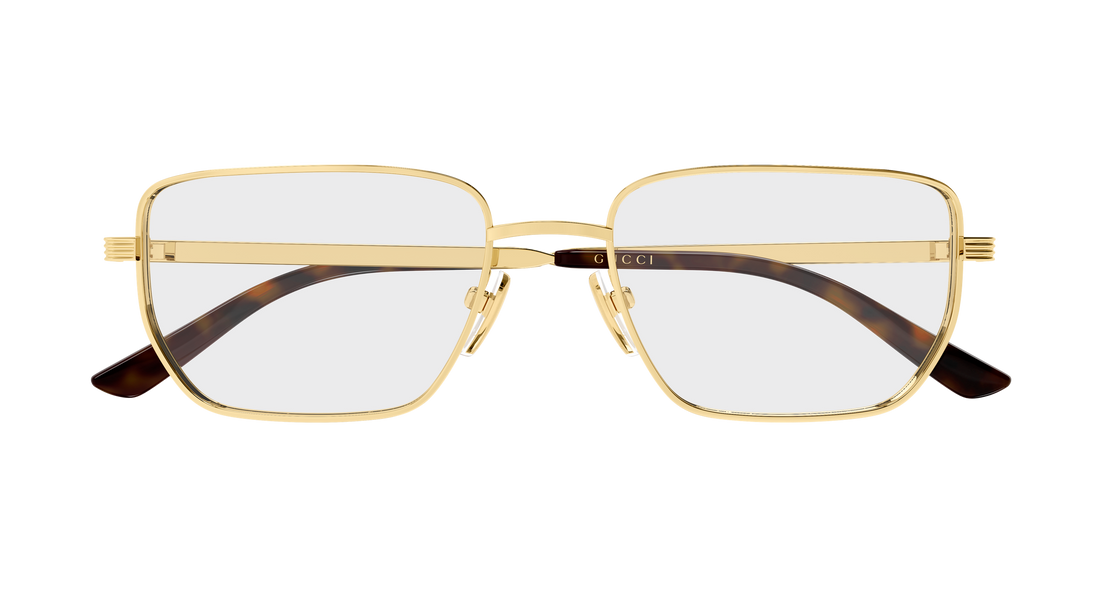 Dioptrijske naočale gucci gg2225o 005 dorado rectangular / squared femenino veličina 57mm - Detaljni prikaz
