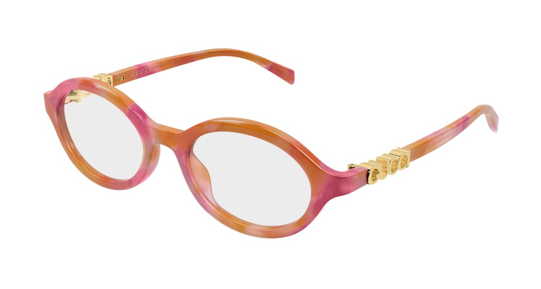 Occhiali da vista gucci gg2153o 004 havana round/oval/panthos femenino taglia 51mm - Vista principale