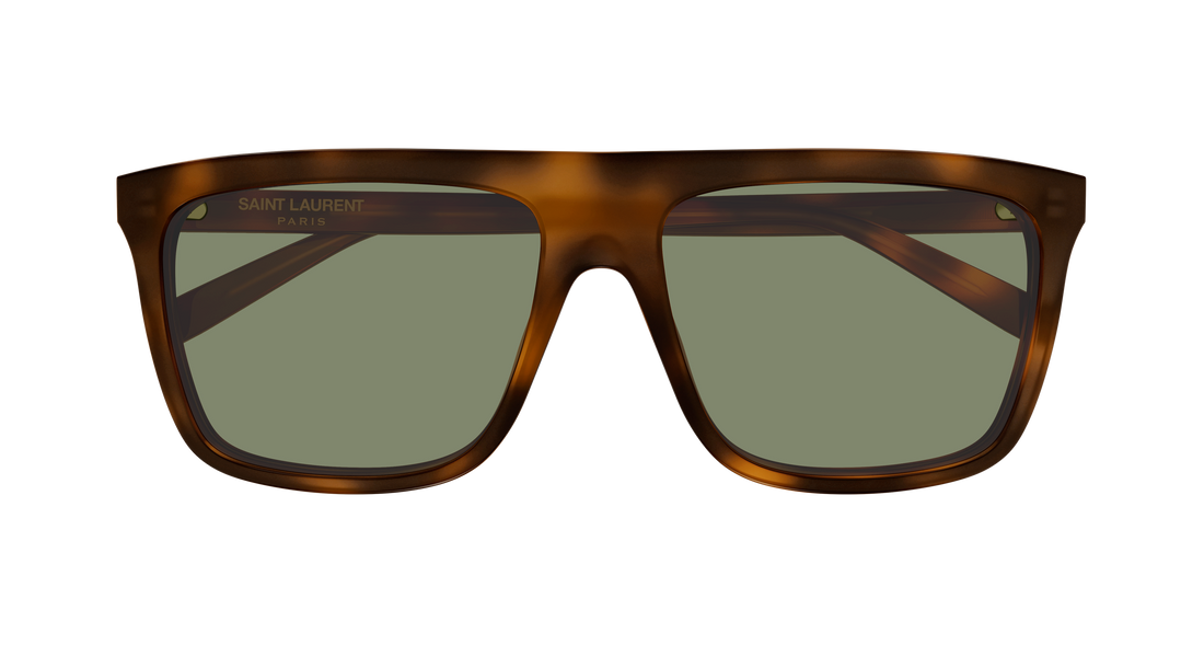 Occhiali da sole saint laurent sl 904 004 havana rectangular / squared masculino taglia 59mm - Vista dettagliata